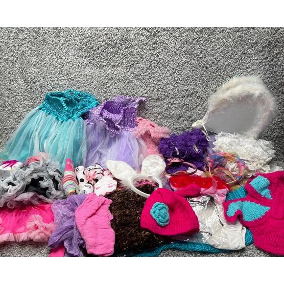 Kids Photography Costume Outfits Multiple Sets Of Dresses Headbands WIngs & More - Picture 1 of 16